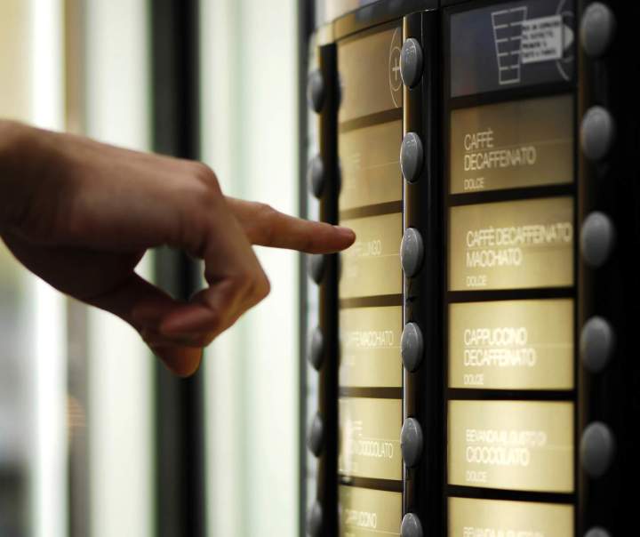 Aménagement espace de détente avec distributeur automatique Soisy-sous-Montmorency